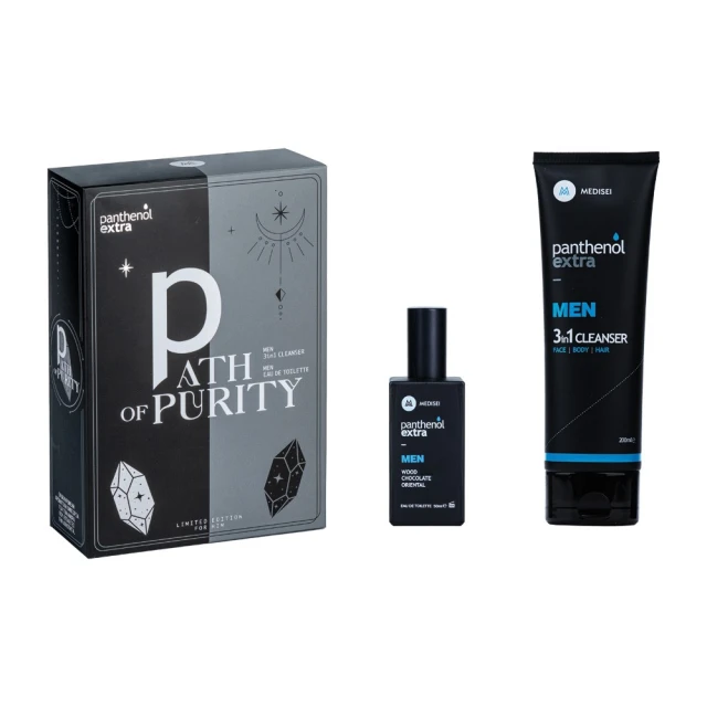 Panthenol Extra Men Promo Path of Purity with Men 3in1 Cleanser Men...
