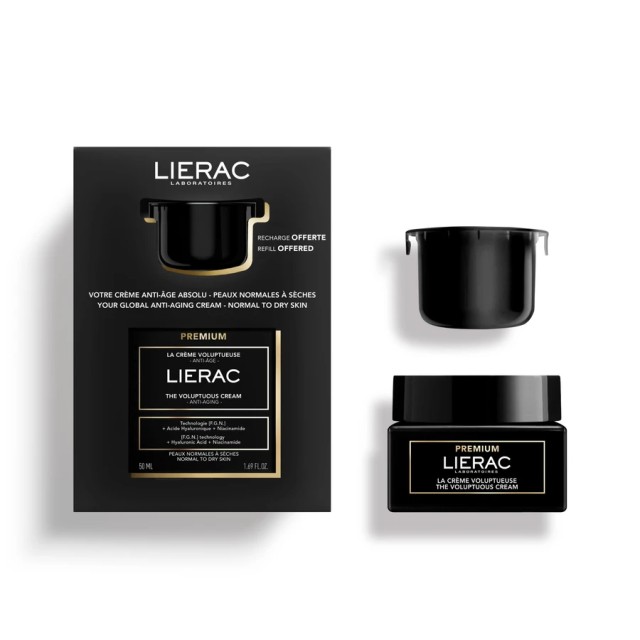 Lierac Promo Set Premium La Creme Voluptueuse Αντιγηραντική Κρέμα 50ml + Δώρο Free Refill 50ml