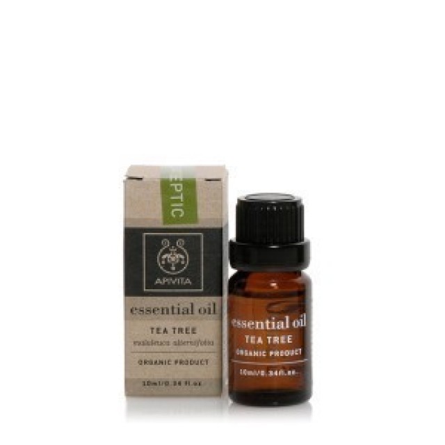 Apivita Essential Oil Tea Tree Αιθέριο Έλαιο Τεϊόδεντρο, 10ml