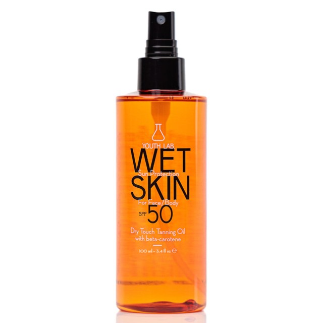 Youth Lab. Wet Skin Sun Protection SPF50 Dry Touch Tanning Oil Αντη...