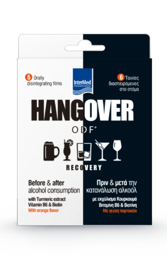 Intermed Hangover ODF Recovery Nutritional Supplement Before & After...