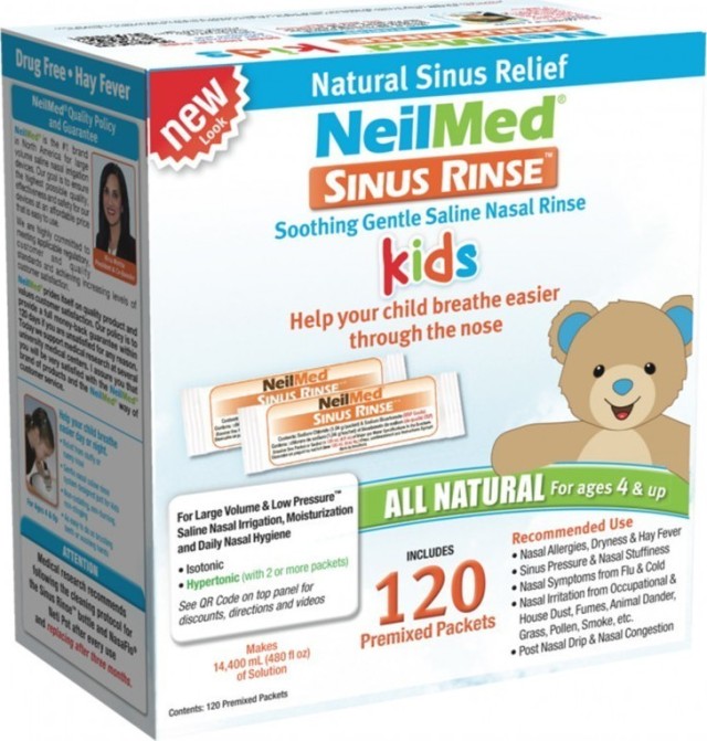 NeilMed Sinus Rinse Pediatric Ανταλλακτικά, 120 Φακελάκια