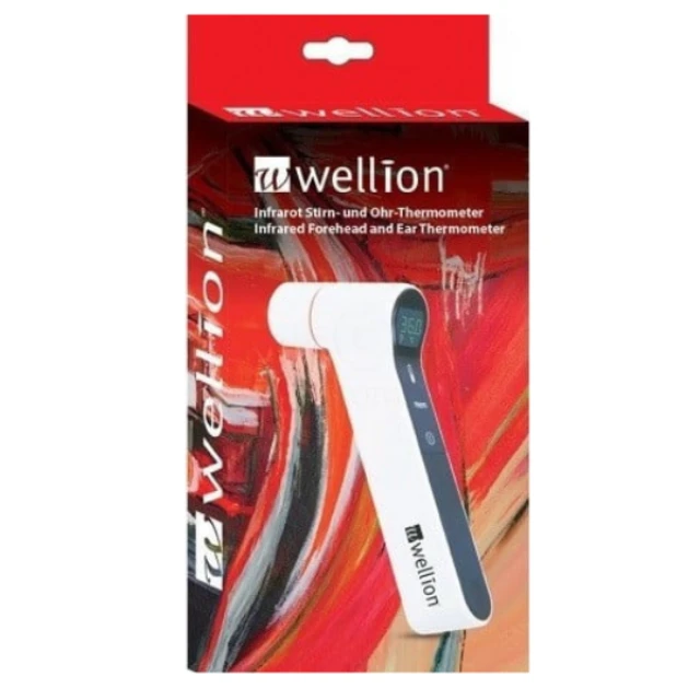 Wellion Infrared Forehead & Ear Thermometer Infrared Thermometer With...
