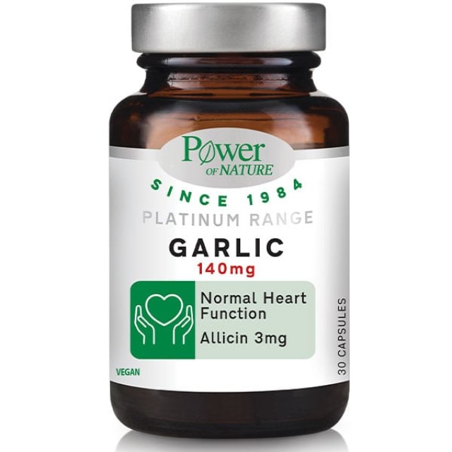 Power Health Platinum Garlic 140mg, 30 Κάψουλες