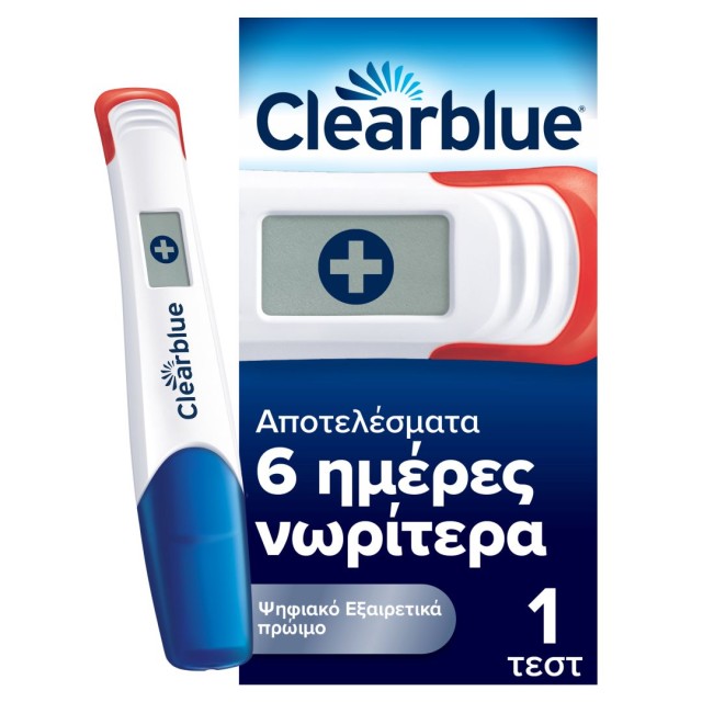 Clearblue Ψηφιακό Τεστ Εγκυμοσύνης για Πρώιμη Ανίχνευση 1τμχ