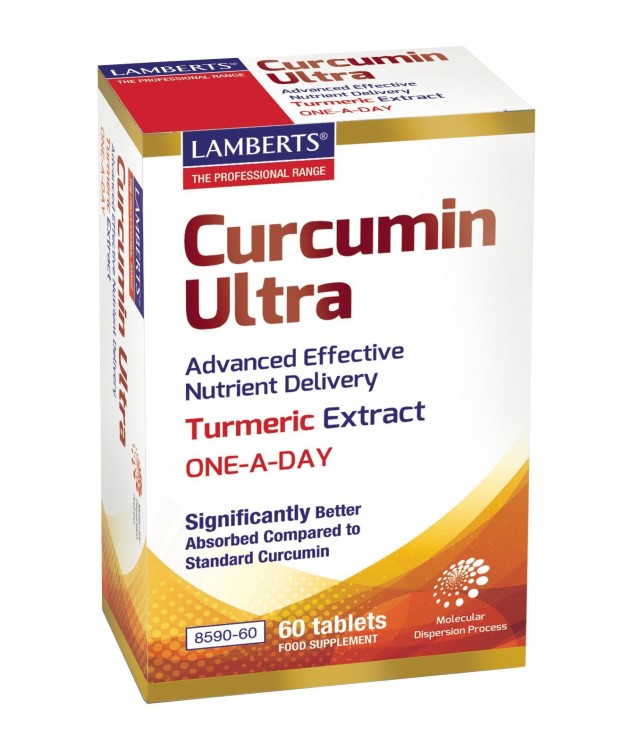 Lamberts Curcumin Ultra Εκχύλισμα Κουρκουμά Turmeric, 60 Ταμπλέτες