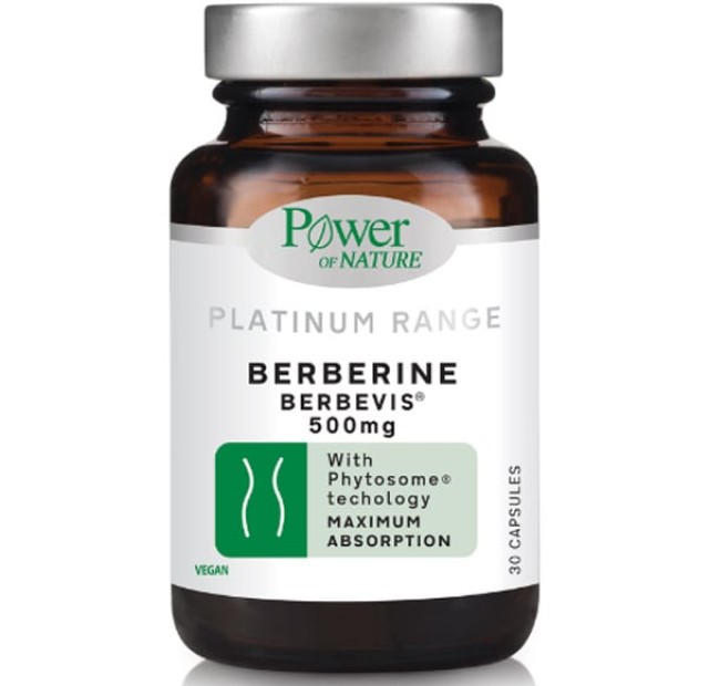 Power Health Platinum Range Berberine 500mg Συμπλήρωμα Διατροφής με...