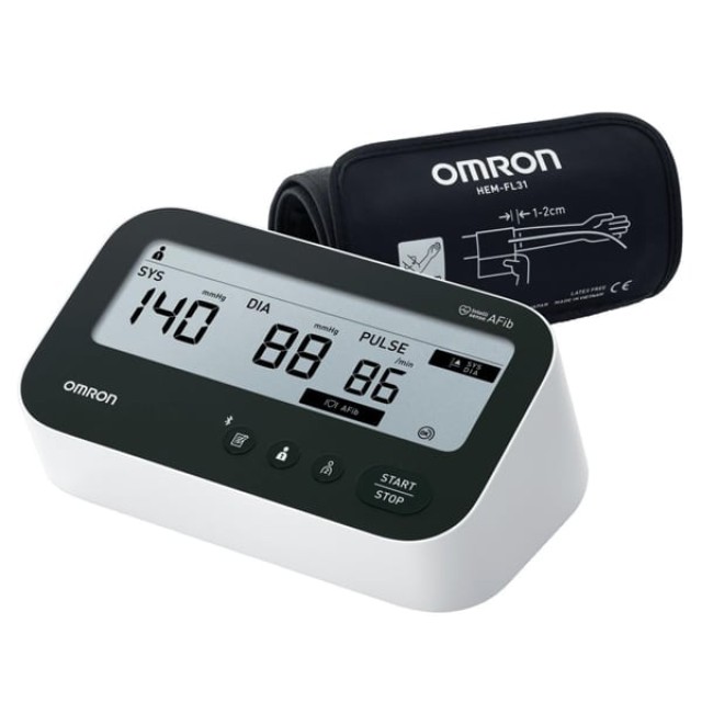 Omron M4 Connect AFib Έξυπνο Πιεσόμετρο Μπράτσου, 1τεμ