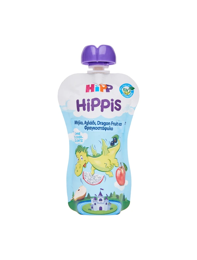 Hipp Hippis Dragon Fruit Puree With Apple, Pear, Dragon Fruit and...