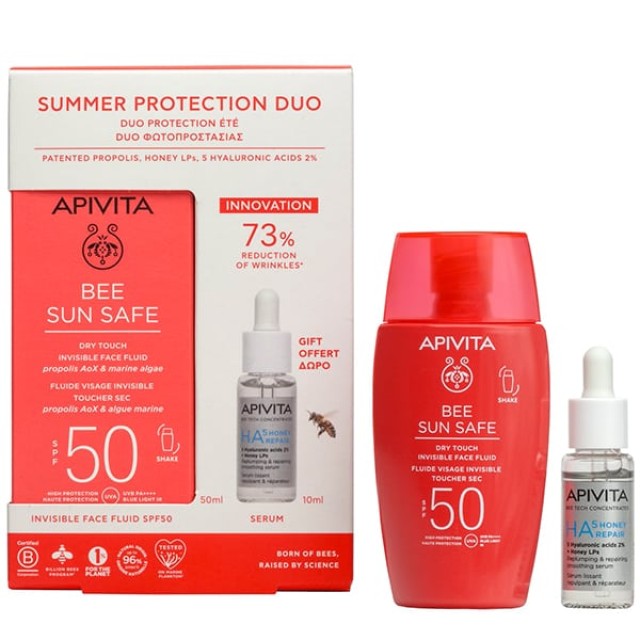 Apivita Promo Summer Protection Duo Bee Sun Safe Dry Touch Λεπτόρευ...
