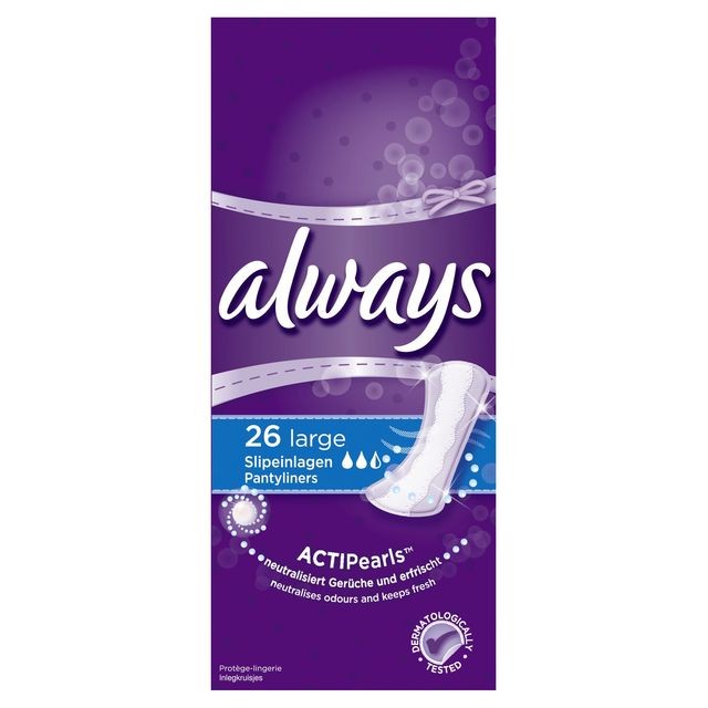 Always Actipearls Large Σερβιετάκια Extra Protect, 26 Τεμάχια