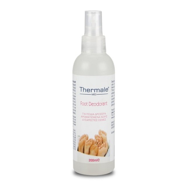Thermale Med Foot Deodorant Αποσμητικό Σπρέι Ποδιών, 200ml