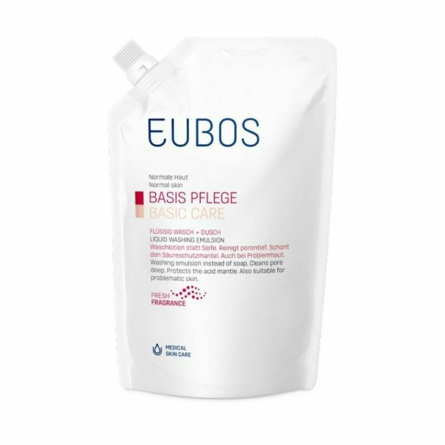 Eubos Liquid Washing Emulsion Basic Care Υγρό Καθαρισμού Για Πρόσωπο - Σώμα, 400ml