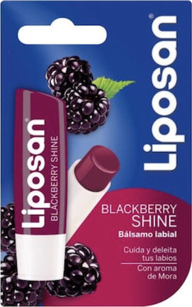 Liposan Blackberry Shine Lip Balm με Χρώμα 4.8gr