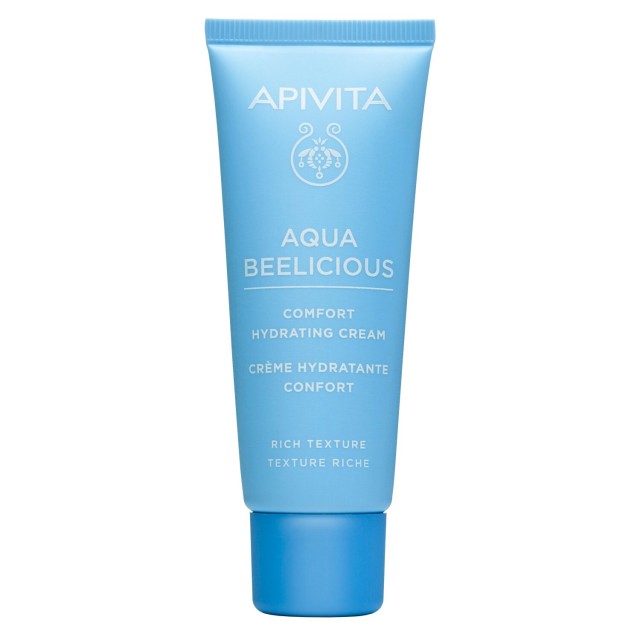 Apivita Aqua Beelicious Comfort Απαλή Κρέμα Ενυδάτωσης Πλούσιας Υφής, 40ml