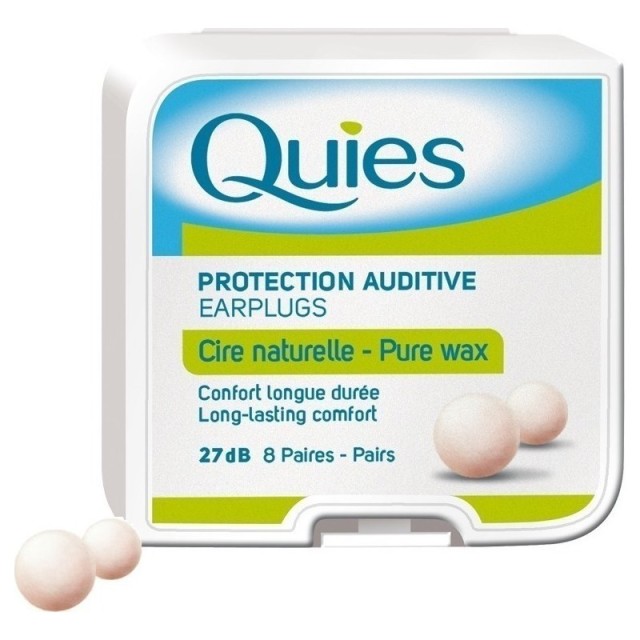 Quies Wax Earplugs Κέρινες Ωτοασπίδες, 8 Ζεύγη