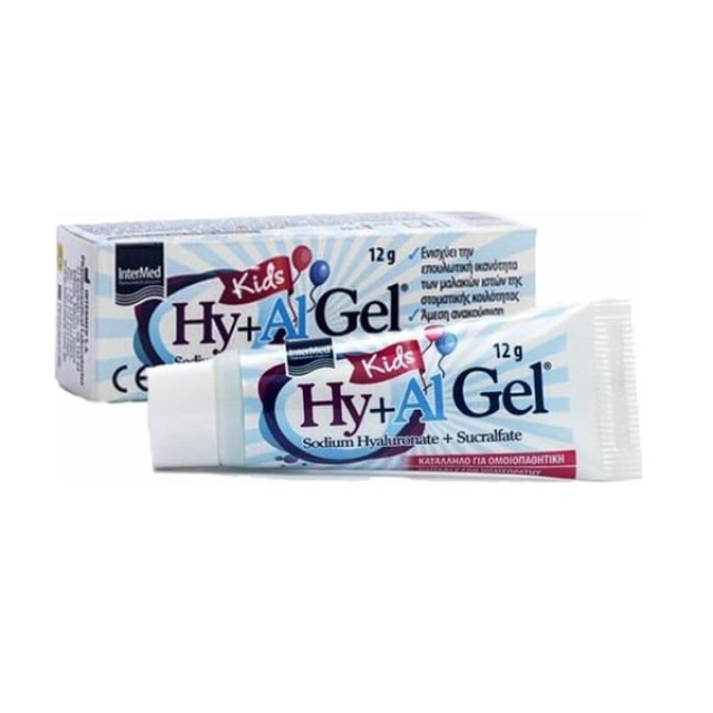 Intermed Hy+Al Gel Kids Στοματική Γέλη Για Παιδιά, 12gr