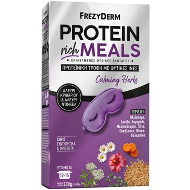 Frezyderm Protein Rich Meals Calming Herbs, 2x165g