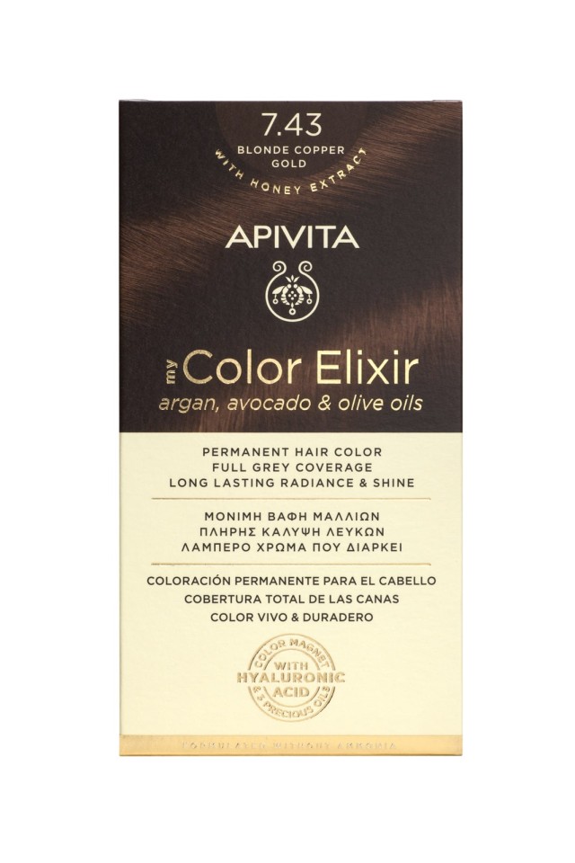 Apivita My Color Elixir No7.43 Ξανθό Χάλκινο Μελί 125ml