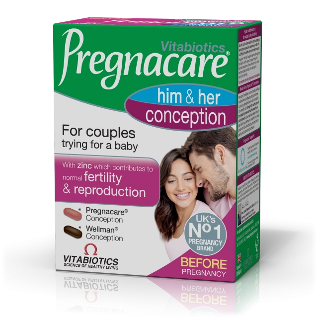 Vitabiotics Him & Her Conception Dual Pack Dietary Supplement for...