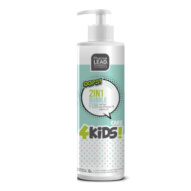 PharmaLead Kids 2 in 1 Bubble Fun Shampoo & Shower Gel Παιδικό Αφρόλουτρο & Σαμπουάν, 500 ml