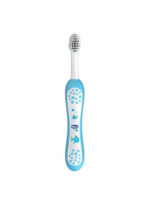 Chicco Βρεφική Οδοντόβουρτσα 6-36m Σιελ - Indigo, 1τμχ