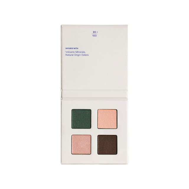 Korres Real Color Eyeshadow Palette 01 Forest Nudes Τετραπλή παλέτα σκιών, 4gr