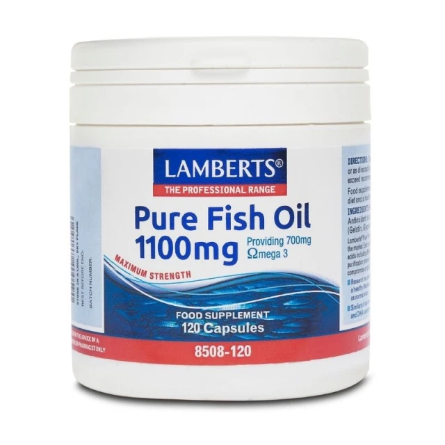 Lamberts Pure Fish Oil 1100mg Concentrated Fish Oil For Health ...