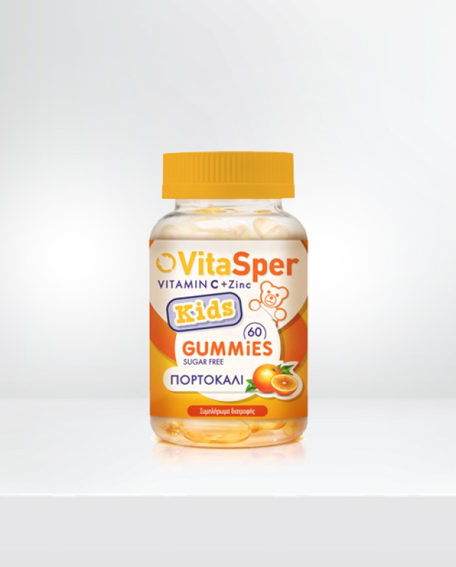 Vitasper Vitamin C + Zinc Kids Gummies, 60 Ζελεδάκια
