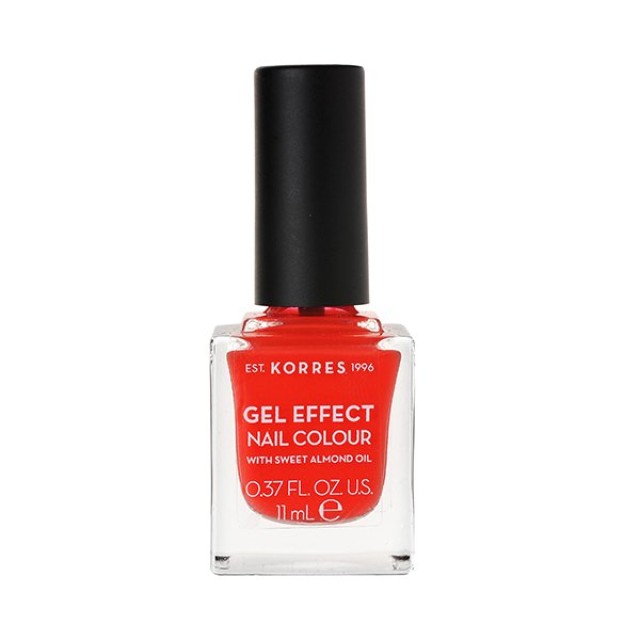 Korres Βερνίκι Νυχιών Gel Effect Nail Colour No45 Coral 11ml