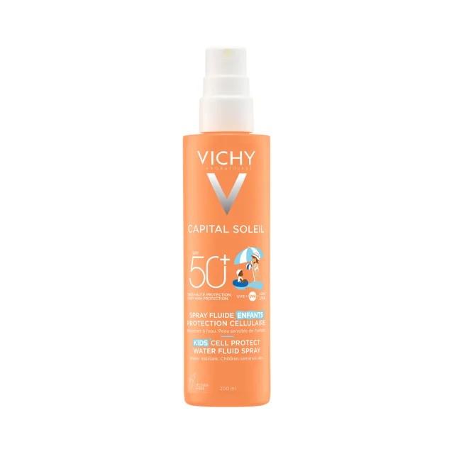 Vichy Capital Soleil Kids Cell Protect Water Fluid Spray Παιδικό Αν...