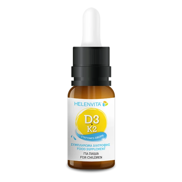 Helenvita Vitamin D3-K2 Drops Nutritional Supplement for Children, 20ml