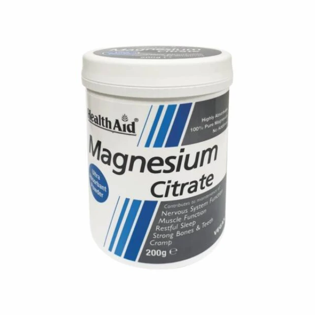 Health Aid Magnesium Citrate Powder 100% Magnesium Citrate Powder, ...