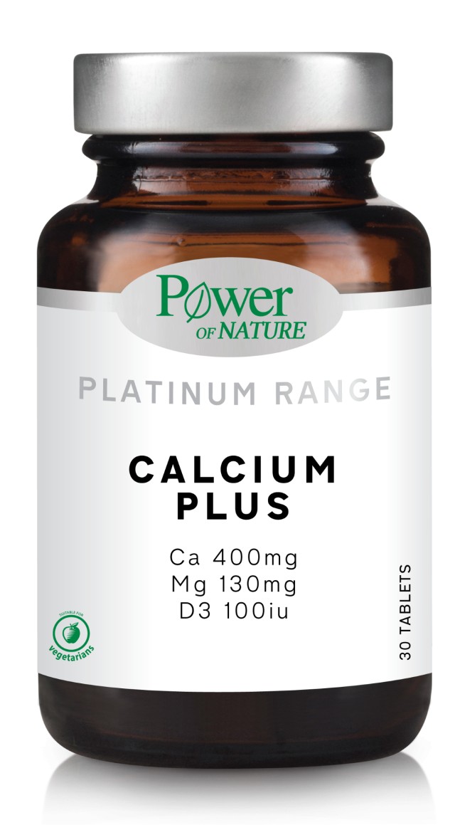 Power Health Calcium Plus Συμπλήρωμα Ασβεστίου 30 Ταμπλέτες
