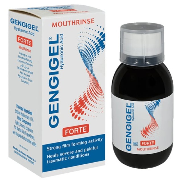 Gengigel Forte Mouthrinse Hyaluronic Acid Στοματικό Διάλυμα Καταπρά...