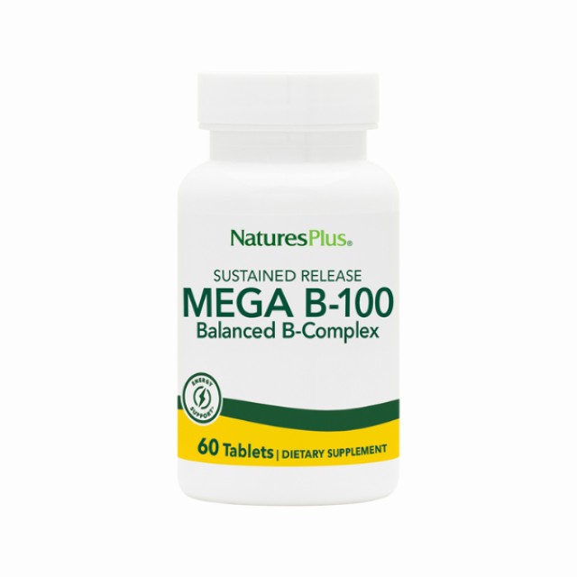 Natures Plus Mega B-100, 60 Ταμπλέτες