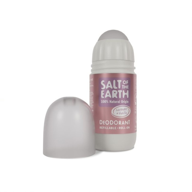 Salt of the Earth Vegan Refillable Roll-On Deodorant Lavender & Vanilla Αποσμητικό Επαναγεμιζόμενο, 75ml