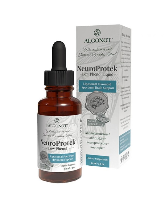 Algonot Neuroprotek Low Phenol Liquid Παιδικό Συμπλήρωμα Διατροφής, 60ml