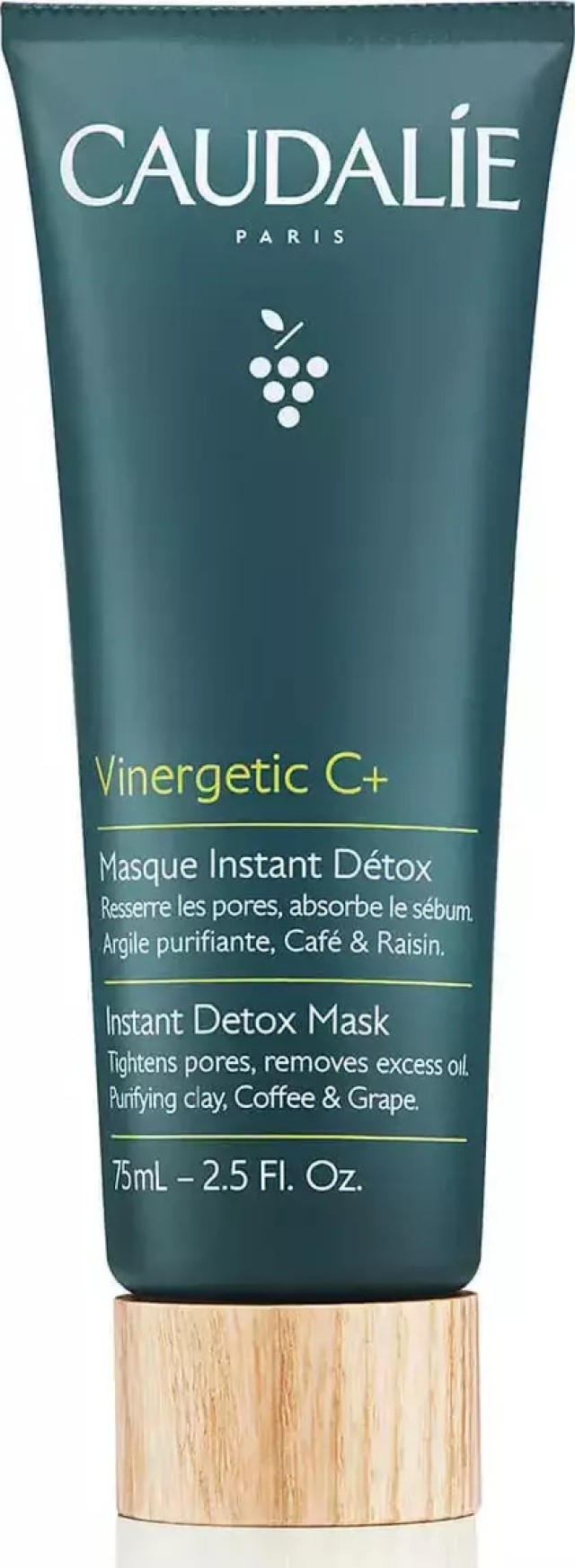 Caudalie Vinergetic C+ Instant Detox Mask Αποτοξινωτική Μάσκα Προσώπου, 75ml