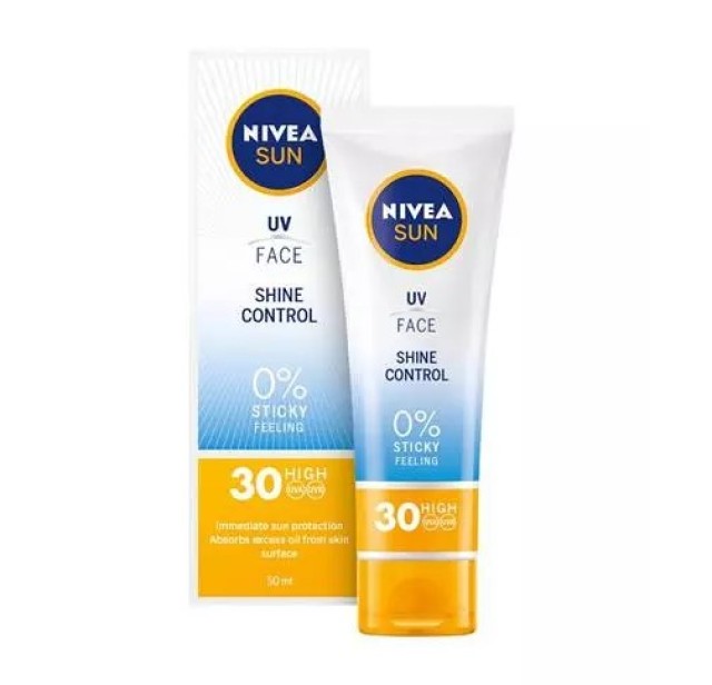 Nivea Sun UV Face Cream Mat Look SPF30 Αντηλιακό Προσώπου για Ματ Αποτέλεσμα, 50ml