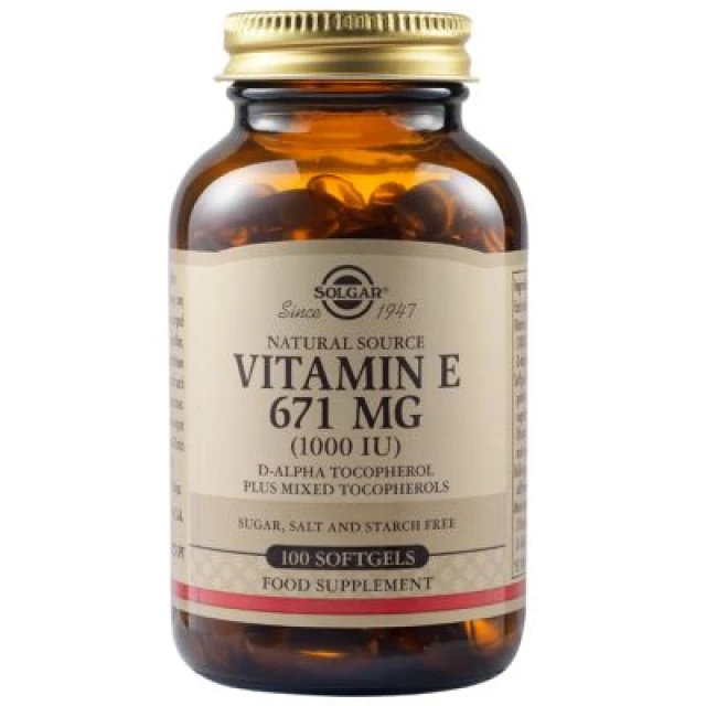 Solgar Natural Vitamin E 671 mg 1000 IU Dietary Supplement Vitamin...