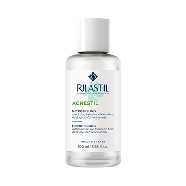 RILASTIL Acnestil Micropeeling, Απολεπιστική Λοσιόν Προσώπου & Σώματος, 100ml