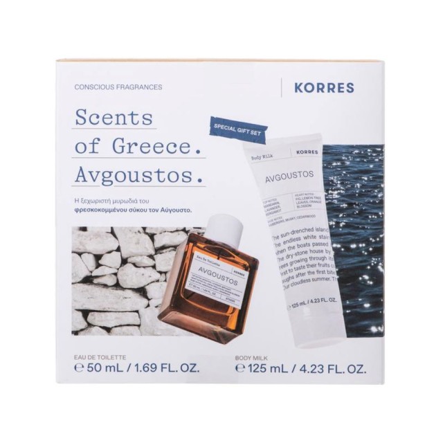 Korres Promo Avgoustos Eau de Toilette 50ml + Γαλάκτωμα Σώματος 125ml