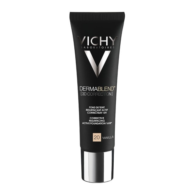 Vichy Dermablend 3D Correction 20 Vanilla Καλυπτικό & Διορθωτικό Make-up SPF25 30ml