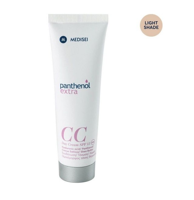 Panthenol Extra CC Day Cream Light SPF15 Κρέμα Για Ενυδάτωση - Τόνωση - Λάμψη 50ml