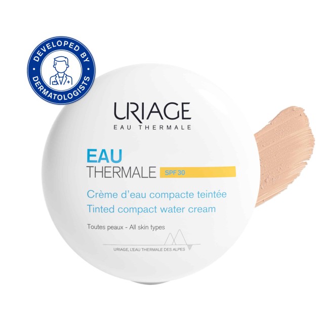 Uriage Eau Thermale Water Cream Tinted Compact SPF30 Κρέμα Ενυδάτωσης Με Χρώμα, 10g