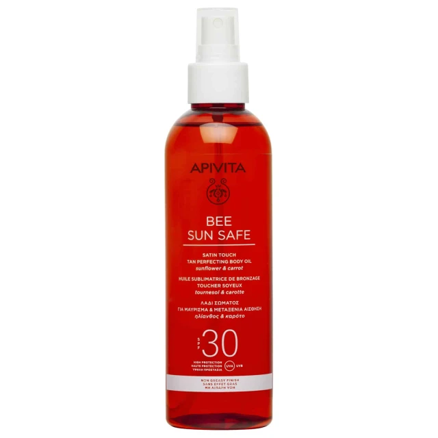 Apivita Bee Sun Safe Tan Perfecting Body Oil Body Oil For Tan...