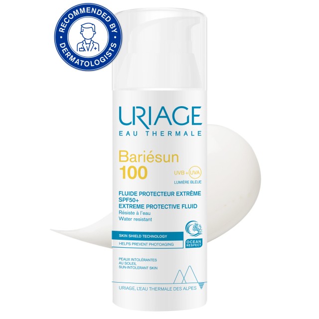Uriage Bariesun 100 Extreme Protective Εξαιρετικά Προστατευτικό Αντηλιακό Υγρό Προσώπου & Σώματος SPF50+, 50ml