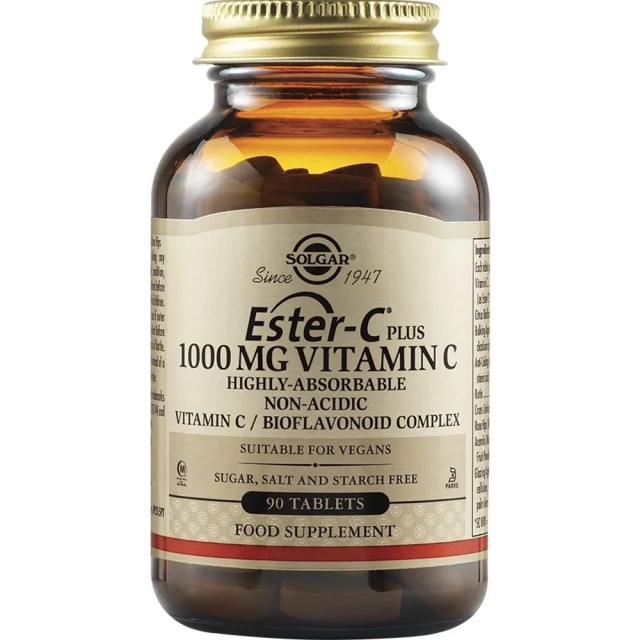 Solgar Vitamin Ester-C 1000mg Συμπλήρωμα Διατροφής Βιταμίνη Ester-C...