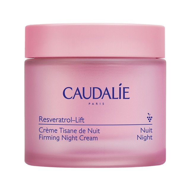Caudalie Resveratrol Lift - Firming Night Cream Αντιρυτιδική Κρέμα Νυκτός Για Λείανση - Θρέψη & Αναδόμηση Με Υαλουρονικό Οξύ, 50ml